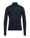 Pt Torino Man Turtleneck Midnight Blue Size 38 Virgin Wool