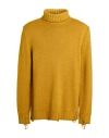 Pt Torino Man Turtleneck Mustard Size 44 Virgin Wool In Yellow