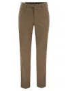 Pt Torino Master - Cotton Trousers In Brown