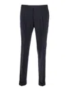 Pt Torino Belt Loop Casual Pants In Blue