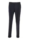 Pt Torino Belt Loop Casual Pants In Blue
