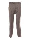 Pt Torino Fabric Pants In Brown