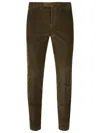 Pt Torino Trousers Back Side Pockets Loops In Brown