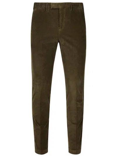 PT TORINO PT TORINO 'MASTER' BROWN COTTON PANTS