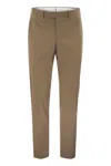 Pt Torino Master-fit Cotton-blend Trousers