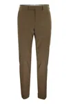 Pt Torino Pressed-crease Straight-leg Trousers