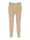 Pt Torino Nu68 Pants In Camel Cotton In Multicolor