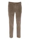 Pt Torino Lyocell Blend Pleated Trousers With Elastic Waist In Multicolor