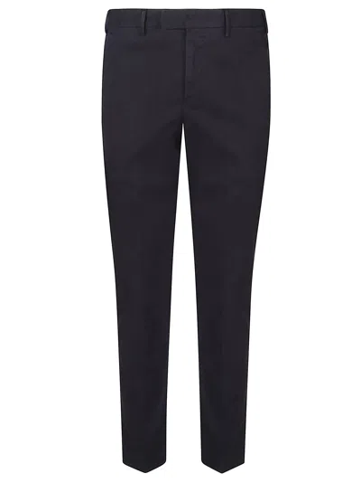 Pt Torino Master Flat Front Pant In Blue