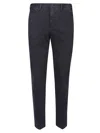 Pt Torino Master Flat Front Pants In Black