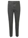 Pt Torino Master Flat Front Pants In Gray