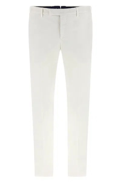 Pt Torino White Master Pants In Gray