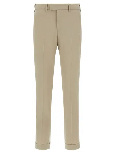 Pt Torino Master Pants Beige In Neutral