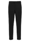 Pt Torino Belt-loop Casual Pants In Black