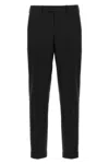Pt Torino Trousers Tailored Cuffed Hem In Black