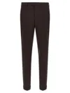 Pt Torino Tailored Trousers In Brown