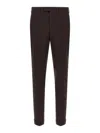 Pt Torino Tailored Trousers In Brown
