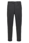 Pt Torino Tailored Trousers Sharp Finish In Gray