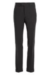 Pt Torino Trousers Tailored Cuffed Hem In Black