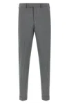Pt Torino Master Tailored Trousers Front Crease Belt Loops In Gray