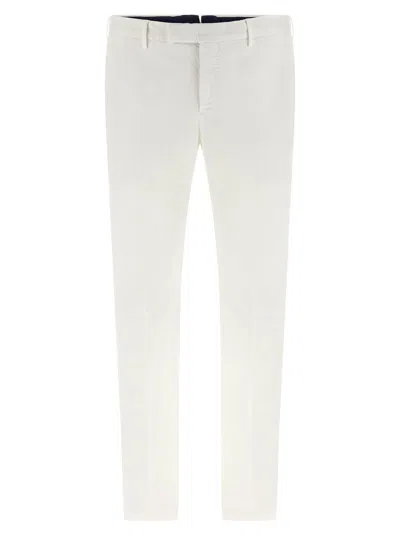 Pt Torino White Master Pants In Gray