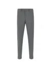 Pt Torino Master Tailored Trousers Front Crease Belt Loops In Gray