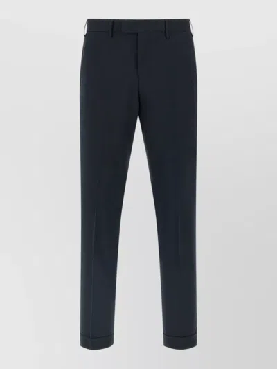 Pt Torino Master Tailored Pants Belt Loops Front Crease In Blue
