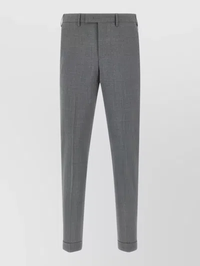 PT TORINO MASTER TAILORED TROUSERS FRONT CREASE BELT LOOPS