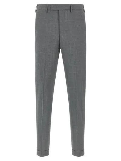 Pt Torino Master Trousers In Gray