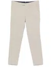 Pt Torino Beige Tailored Trousers With Hidden Closure In Neutrals