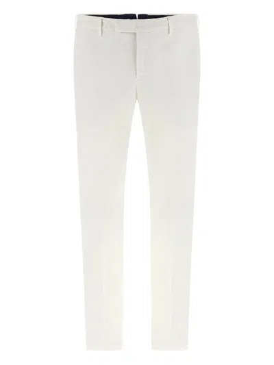 Pt Torino White Master Pants In Gray