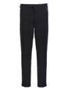 Pt Torino Tailored Black Trousers With Discreet Pockets In Black