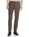 Pt Torino Melange Stretch Flannel Slim Fit Trousers In Gray