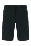 Pt Torino Dark Green Solid Shorts In Dark Green