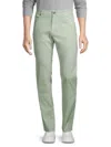 Pt Torino Men's Delave Linen Straight-leg Jeans In Green