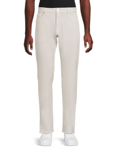 Pt Torino Men's Five Pocket Jeans In Stone White