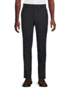 Pt Torino Men's Four Season Slim Fit Wool Blend Trousers In Navy