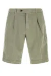 Pt Torino Green Solid Shorts In Green