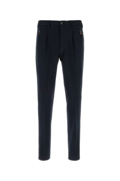 Pt Torino Stretch Viscose Blend Trousers In Blue
