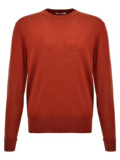 Pt Torino Merino Wool Sweater In Red