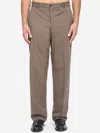Pt Torino Michael Pants In Wool In Brown