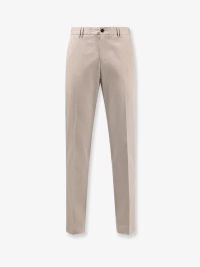 Pt Torino Michael Reworked Linen And Cotton Trousers In Neutral