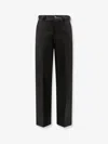 Pt Torino Michael Reworked Virgin Wool Trousers In Black