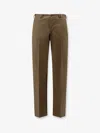 Pt Torino Michael Reworked Virgin Wool Trousers In Green