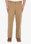 Pt Torino Michael Straight Chino Pants In Khaki