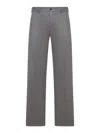 Pt Torino Michael Tailored Wool Trousers In Gray