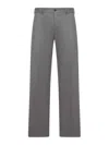 Pt Torino Michael Tailored Wool Trousers In Gray