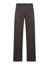 Pt Torino Michael Wool Trousers In Brown