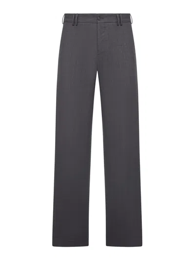 Pt Torino Michael Wool Trousers In Gray