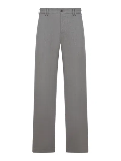 Pt Torino Michael Wool Trousers In Gray